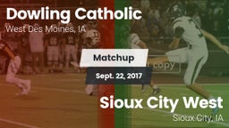 Matchup: Dowling  vs. Sioux City West   2017