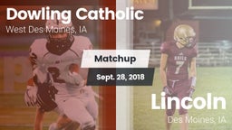 Matchup: Dowling  vs. Lincoln  2018
