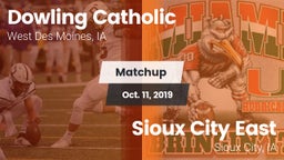 Matchup: Dowling  vs. Sioux City East  2019