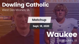 Matchup: Dowling  vs. Waukee  2020