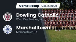 Recap: Dowling Catholic  vs. Marshalltown  2020