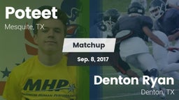 Matchup: Poteet  vs. Denton Ryan  2017