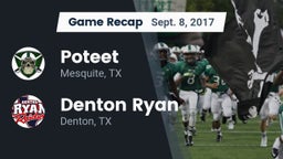 Recap: Poteet  vs. Denton Ryan  2017