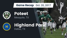 Recap: Poteet  vs. Highland Park  2017