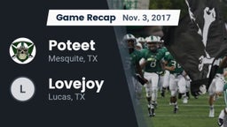 Recap: Poteet  vs. Lovejoy  2017