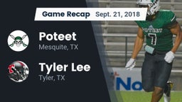 Recap: Poteet  vs. Tyler Lee  2018