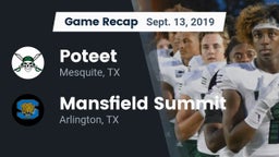 Recap: Poteet  vs. Mansfield Summit  2019