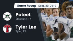 Recap: Poteet  vs. Tyler Lee  2019