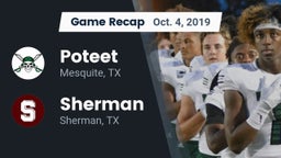 Recap: Poteet  vs. Sherman  2019