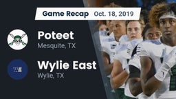 Recap: Poteet  vs. Wylie East  2019