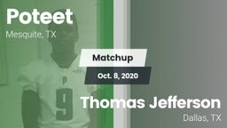 Matchup: Poteet  vs. Thomas Jefferson  2020