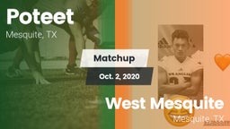 Matchup: Poteet  vs. West Mesquite  2020