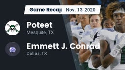 Recap: Poteet  vs. Emmett J. Conrad  2020