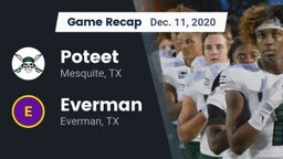 Recap: Poteet  vs. Everman  2020