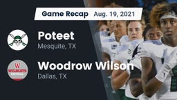 Recap: Poteet  vs. Woodrow Wilson  2021