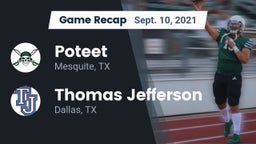 Recap: Poteet  vs. Thomas Jefferson  2021