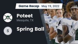 Recap: Poteet  vs. Spring Ball 2022