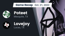 Recap: Poteet  vs. Lovejoy  2022