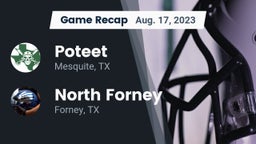Recap: Poteet  vs. North Forney  2023