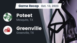 Recap: Poteet  vs. Greenville  2023
