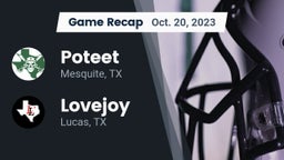 Recap: Poteet  vs. Lovejoy  2023