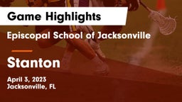 Episcopal School of Jacksonville vs Stanton Game Highlights - April 3, 2023