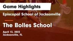 Episcopal School of Jacksonville vs The Bolles School Game Highlights - April 13, 2023