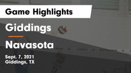 Giddings  vs Navasota  Game Highlights - Sept. 7, 2021