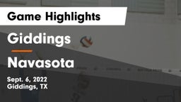 Giddings  vs Navasota  Game Highlights - Sept. 6, 2022