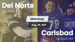 Matchup: Del Norte High vs. Carlsbad  2017