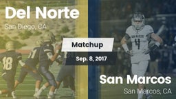 Matchup: Del Norte High vs. San Marcos  2017