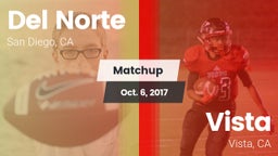 Matchup: Del Norte High vs. Vista  2017