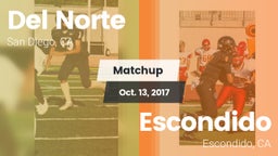 Matchup: Del Norte High vs. Escondido  2017