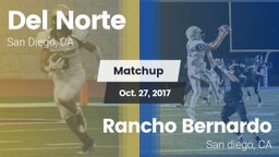 Matchup: Del Norte High vs. Rancho Bernardo  2017