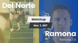Matchup: Del Norte High vs. Ramona  2017