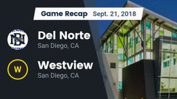 Recap: Del Norte  vs. Westview  2018