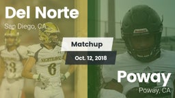 Matchup: Del Norte High vs. Poway  2018