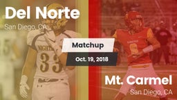 Matchup: Del Norte High vs. Mt. Carmel  2018