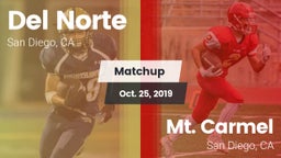 Matchup: Del Norte High vs. Mt. Carmel  2019