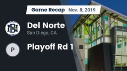 Recap: Del Norte  vs. Playoff Rd 1 2019
