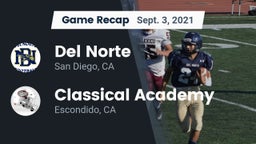 Recap: Del Norte  vs. Classical Academy  2021