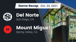 Recap: Del Norte  vs. Mount Miguel  2021
