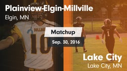 Matchup: Plainview-Elgin-Mill vs. Lake City  2016