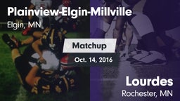 Matchup: Plainview-Elgin-Mill vs. Lourdes  2016