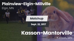 Matchup: Plainview-Elgin-Mill vs. Kasson-Mantorville  2017
