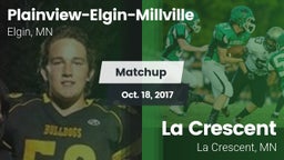 Matchup: Plainview-Elgin-Mill vs. La Crescent  2017