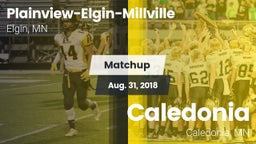 Matchup: Plainview-Elgin-Mill vs. Caledonia  2018