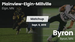 Matchup: Plainview-Elgin-Mill vs. Byron  2019