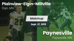 Matchup: Plainview-Elgin-Mill vs. Paynesville  2019