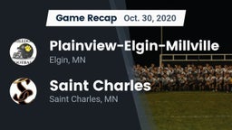 Recap: Plainview-Elgin-Millville  vs. Saint Charles  2020